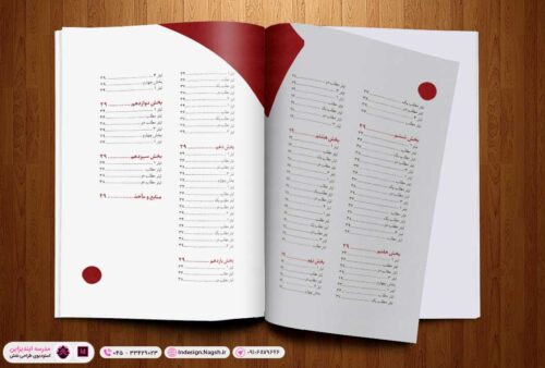قالب آماده کتاب (طرح کیمیا) در ایندیزاین